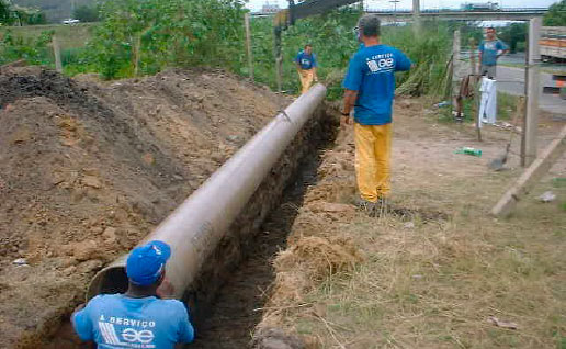 OBRAS DE ASSENTAMENTO DE TUBULAÇÃO – CEDAE